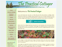 Tablet Screenshot of practicalcottager.com